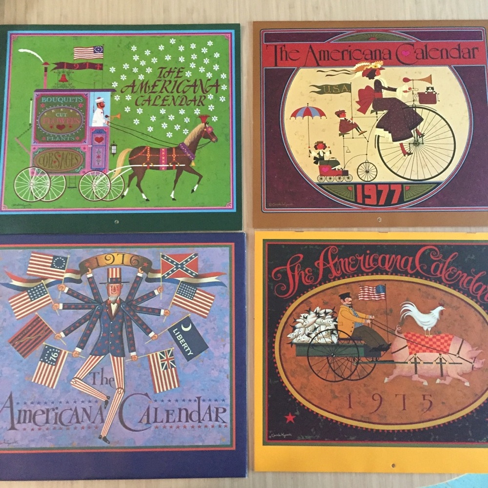 70s Calendar Set